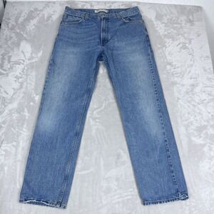 Y2K Levis 505 Jeans Mens 36x32 Blue Denim Straight Leg Workwear Americana Grunge